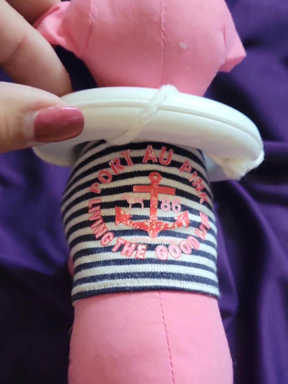 Rare! SS Port Au VS PINK Plush Dog Collectible - Picture 4 of 4